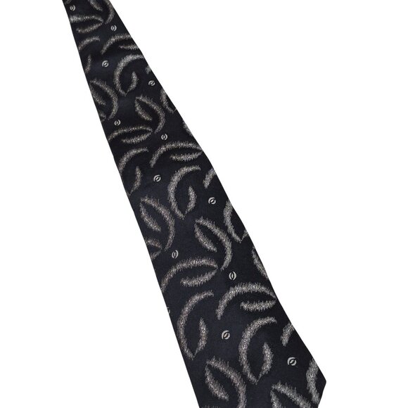 Strathmore All Silk Mens Tie With Abstract Pattern 58" - Picture 3 of 9